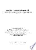 La Agricultura latinoamericana