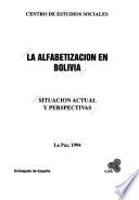 La alfabetización en Bolivia