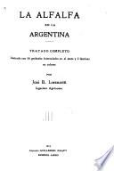 La alfalfa en la Argentina