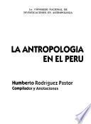La antropología en el Peru