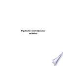 La Arquitectura contemporánea en Bolivia