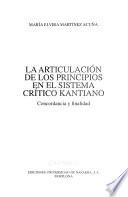 La articulación de los principios en el sistema crítico kantiano
