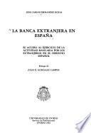 La banca extranjera en España