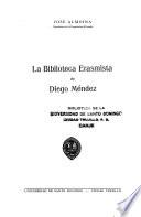 La biblioteca erasmista de Diego Méndez
