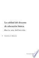 La calidad del docente de educación básica