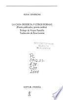 La casa desierta y otros poemas