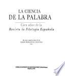 La ciencia de la palabra