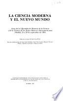 La ciencia moderna y el Nuevo Mundo