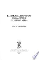 La comunidad de Aldeas de Calatayud en la Edad Media