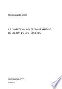 La confección del texto dramático de Bretón de los Herreros