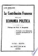 La contribución francesa en la economía política
