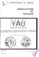 La contribution des astronomes amateurs à l'astronomie: La contribution des astronomes amateurs à l'astronomie, hier et aujourd'hui (in no. 1)