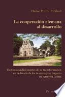 La cooperación alemana al desarrollo