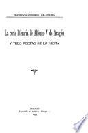 La corte literaria de Alfonso V de Aragón y tres poetas de la misma