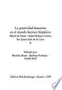 La creatividad femenina en el mundo barroco hispánico: Exilio, Nueva España