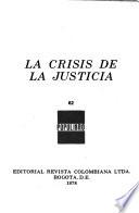 La crisis de la justicia