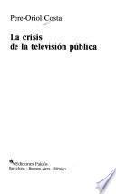 La crisis de la televisión pública
