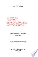 La crisis del Partido Revolucionario Institucional