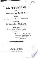 La cuestión del mayorazgo de Sebollullo