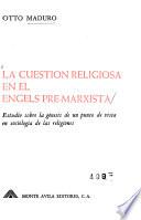 La cuestión religiosa en el Engels pre-marxista