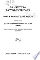 La cultura latino-americana: 1915-1918
