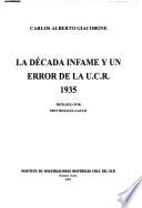 La década infame y un error de la U.C.R., 1935