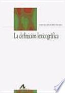 La definición lexicográfica