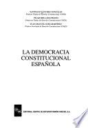 La democracia constitucional española