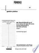 La Descentralización en el Perú a Inicios Del Siglo XXI
