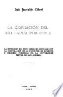 La desviación del río Lauca por Chile