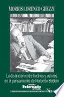 La distinción entre hechos y valores en el pensamiento de Norberto Bobbio