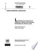 La distribución espacial de la pobreza en relación a los sistemas ambientales en América Latina