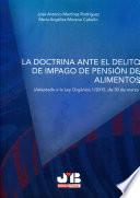La doctrina ante el delito de impago de pensión de alimentos