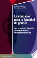 La educación para la igualdad de género