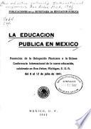 La educación pública en México