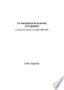 La emergencia de la novela en Argentina