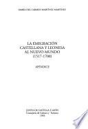 La emigración castellana y leonesa al Nuevo Mundo (1517-1700)
