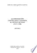 La emigración castellana y leonesa al Nuevo Mundo