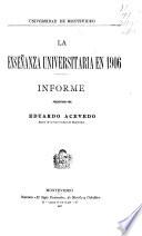 La enseñanza universitaria ...