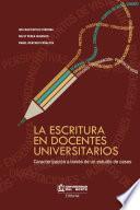 La escritura en docentes universitarios