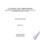 La estética del libro español