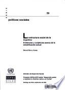 La estructura social de la Argentina