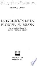 La evolución de la filosofía en España