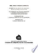 La evolución urbana de la ciudad de Cochabamba