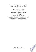 La filosofía contemporánea en el Perú