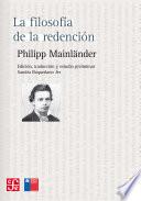 La filosofía de la redención