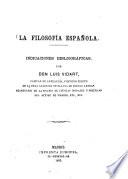 La filosofia española