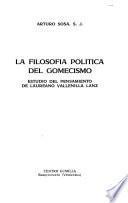 La filosofía política del gomecismo