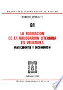 La formación de la vanguardia literaria en Venezuela