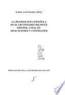 La fraseología española en el diccionario bilingüe español-catalán